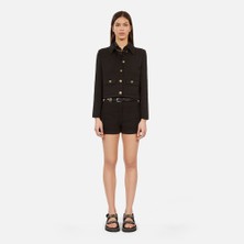 The Kooples Kadın Siyah Tüvit Ceket