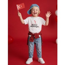Koton Kısa Kollu Oversize Bisiklet Yaka Pamuklu Atatürk Baskılı Tişört