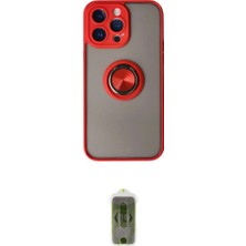 Marsilyan™- iPhone 14 Pro Kılıf Yörünge Çizgi - Siyah Joko Magic 5d Hayalet Cam