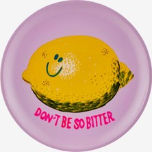 Gift Company Sarı Mango Ağacı Dont Be So Bitter Dekoratif Tabak 15X2X15 cm