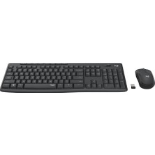 Ronanna Logıtech MK295 Siyah, 920-009804, Kablosuz, Türkçe Q, Klavye Mouse Set
