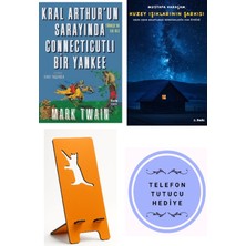 Nora Kral Arthur'un Sarayında Connecticutlı Bir Yankee - Mark Twain + Kuzey Işıklarının Şarkısı + Telefon Tutucu