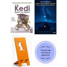 Ren Kitap Pratik Kedi Bakımı ve Eğitimi - Miriam Fields Babineau + Kuzey Işıklarının Şarkısı + Telefon Tutucu