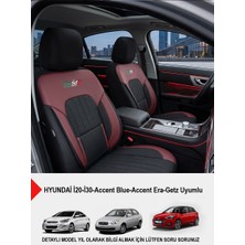 Gm Design Perfetto Serisi Lüks Keten Oto Koltuk Kılıfı - (Hyundai I20-I30-Accent-Blue-Era-Getz Uyumlu)