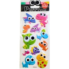 Toyfest Bu-Bu Oynar Gözlü Sticker Dinazorlar