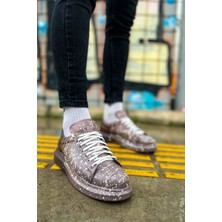 Ronanna CH254 - Cbt Pittura Erkek Ayakkabı 548 Kahve / Beyaz Splush