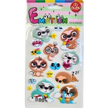 Toyfest Bu-Bu Puffy Stickers Tembel Hayvan