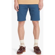 Timberland Poplin Chino Erkek Mavi Şort