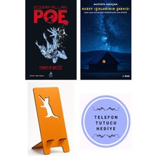 Ren Kitap Tuhaflık Meleği - Edgar Allan Poe + Kuzey Işıklarının Şarkısı + Telefon Tutucu
