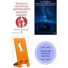 Ren Kitap Insanlar Arasındaki Eşitsizliğin Kaynağı - Jean - Jacques Rousseau + Kuzey Işıklarının Şarkısı + Telefon Tutucu