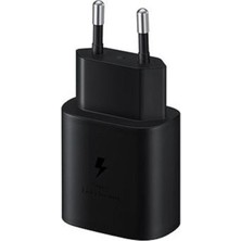 Samsung Galaxy M23 Type-C Fast Şarj Adaptörü 25W Siyah (Samsung Türkiye Garantili)