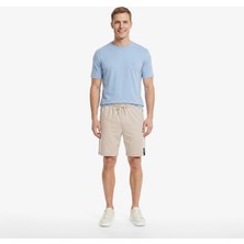 Nautica Erkek Bej Regular Fit Şort