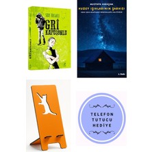 Ren Kitap Gri Kapüşonlu - Sude Bucaklı + Kuzey Işıklarının Şarkısı + Telefon Tutucu
