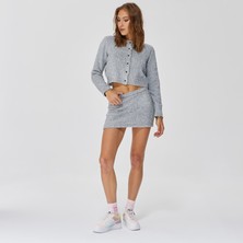 Ace Nayman Jade Knitted Gri Etek