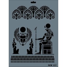 Ronanna Rich New Seri N-127 Stencil 35X25 cm