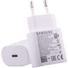 Samsung Şarj Edilebilir Pil Galaxy Orjinal Type-C Girişli Fast-Hızlı Şarj Adaptörü 25W-25WALT (Beyaz)