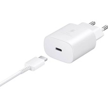 Samsung Uyumlu EP-TA800XWEGWW - 25W Adaptör + Type-C / Type-C Kablo