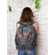 Ronanna Remuse Unisex Sırt Çantası Gri