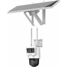 Hikvision Hıkvısıon DS-2DE2C400IWG-K/4G/C05S10, 4mpix,   2.8mm, 30MT Gece Görüşü, Dahili Mikrofon, Pır+Radar,  4g, Solar  Pt Ip Kamera