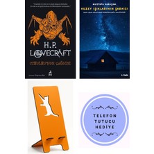 Ren Kitap Cthulhunun Çağrısı - Howard Phillips Lovecraft + Kuzey Işıklarının Şarkısı + Telefon Tutucu
