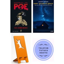 Ren Kitap Kızıl Ölümün Maskesi - Edgar Allan Poe + Kuzey Işıklarının Şarkısı + Telefon Tutucu