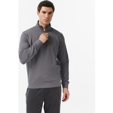 Boss Zetrust Erkek Gri Sweatshirt