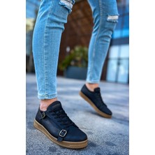 Chekich CH191 - Ckt Side Buckle Erkek Ayakkabı Sıyah