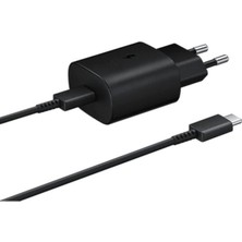 Samsung Usb-C 25W Hızlı Şarj Aleti EP-TA800XBEGWW Siyah Type-C Bağlantı ile Uyumlu