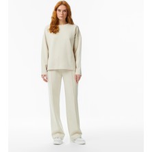Nautica Kadın Bej Regular Fit Eşofman Altı