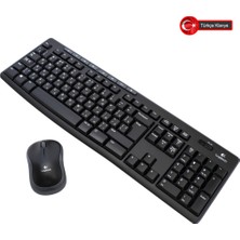 Ronanna Logıtech MK270, 920-004525, Kablosuz, Türkçe Q, Klavye Mouse Set