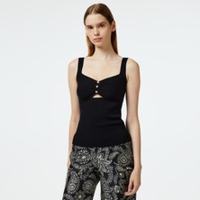 Liu Jo Kadın Siyah T-Shirt