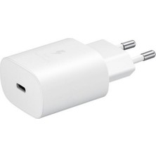 Samsung EP-TA800N 25W Beyaz Hızlı Şarj Aleti Type-C Özelliği ile Cihazlarınızı Hızla Şarj Edin