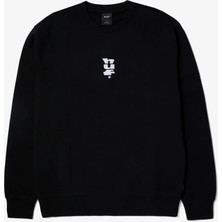 Huf Set Megablast Crewneck Erkek Siyah Sweatshirt