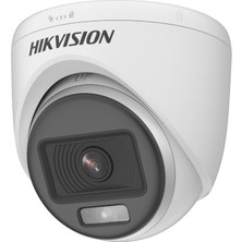 Hikvision Hıkvısıon DS-2CE76D0T-EXLPF, 2mpix, 2.8mm Lens, 20MT Gece Görüşü, IP67, Dual-Light, Dome Kamera