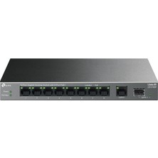 TP-Link Tp-Lınk LS1210GP, Green Tech, 8 Port Gigabit, Poe 61W, 1 Port Gigabit Uplink, 1 Port Gigabit Sfp, Yönetilemez Masaüstü Switch