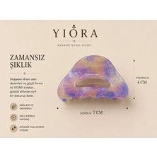 Yiora Premium Seri Ithal Asetat Kemik Toka Küçük Boy (7 Cm)