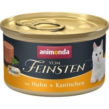 Animonda Vom Feinsten Tavuklu ve Tavşanlı Yetişkin Kedi Konservesi 85GR