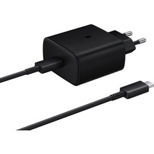 Samsung TA845 Fast Charging 45W Type-C Çıkışlı Şarj Aleti Siyah (Samsung Türkiye Garantili)
