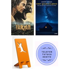Ren Kitap Tarzan - Edgar Rice Burroughs + Kuzey Işıklarının Şarkısı + Telefon Tutucu