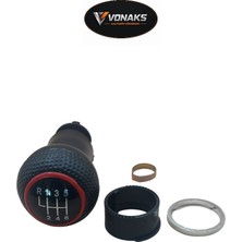 Vw Golf 4 Mk4 Bora 98-04 6 Ileri Dar Tip Dizel Vites Topuzu Kafası Kırmızı 1J0711113