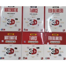 Eser 3D Yayıları 8. Sınıf Fen Bilimleri+Matematik+Türkçe Soru Bankası+ Fen Bilimleri+Matematik+Türkçe     Deneme