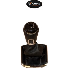 Vw Golf 5 Mk5 Golf 6 Mk6 Jetta 05-14 6 Ileri Yeni Nesil Vites Topuzu Krom Siyah