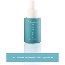 Sopure AC Detox Serum- Sivilce Karşıtı, Azelaik Asit ve Niasinamid İçeren Yetişkin Aknesi ve Gözenek Arındırıcı Retinol Serum-30 ML