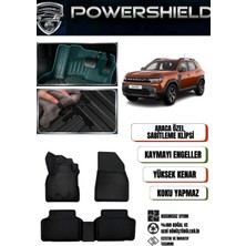 POWERSHIELD  Renault Duster 2024 ve Sonrası Uyumlu Araca Özel Premium 5D Havuzlu Paspas Takımı