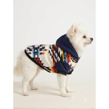 Atelyu Kedi Köpek Kıyafeti Etnik Desen Peluş Hırka