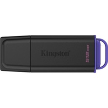 Kingston DTXG2-512GB 512GB Portable USB 3.2 Gen 1 Datatraveler Exodia Black-Purple Flash Bellek
