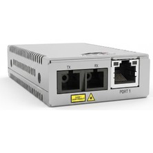 Allied Telesis AT-MMC200LX/SC-960 Fast Ethernet 10/100TX Bakırdan 100X Tekli Mod (Single-Mode) Sc Mini Medya ve Hız Çevirici