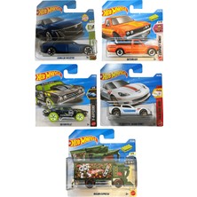 Hot Wheels 5'li Set | Regular Eski Tip ve Modern Metal Arabalar