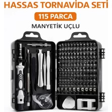 Ronanna 115 Parça Manyetik Uçlu Hassas Tornavida Seti