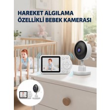 Ronanna Gece Görüşlü Bebek Kamerası Ninni ve Alarm Özellikli